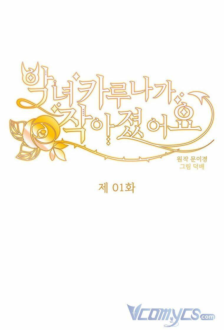 Ác Nữ Karuna Bé Lại Chapter 1 - Trang 2