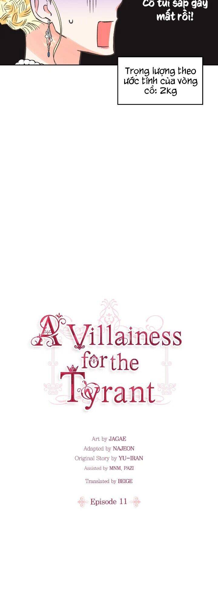 Ác Nữ Xứng Đôi Với Bạo Chúa Chapter 11 - Trang 2