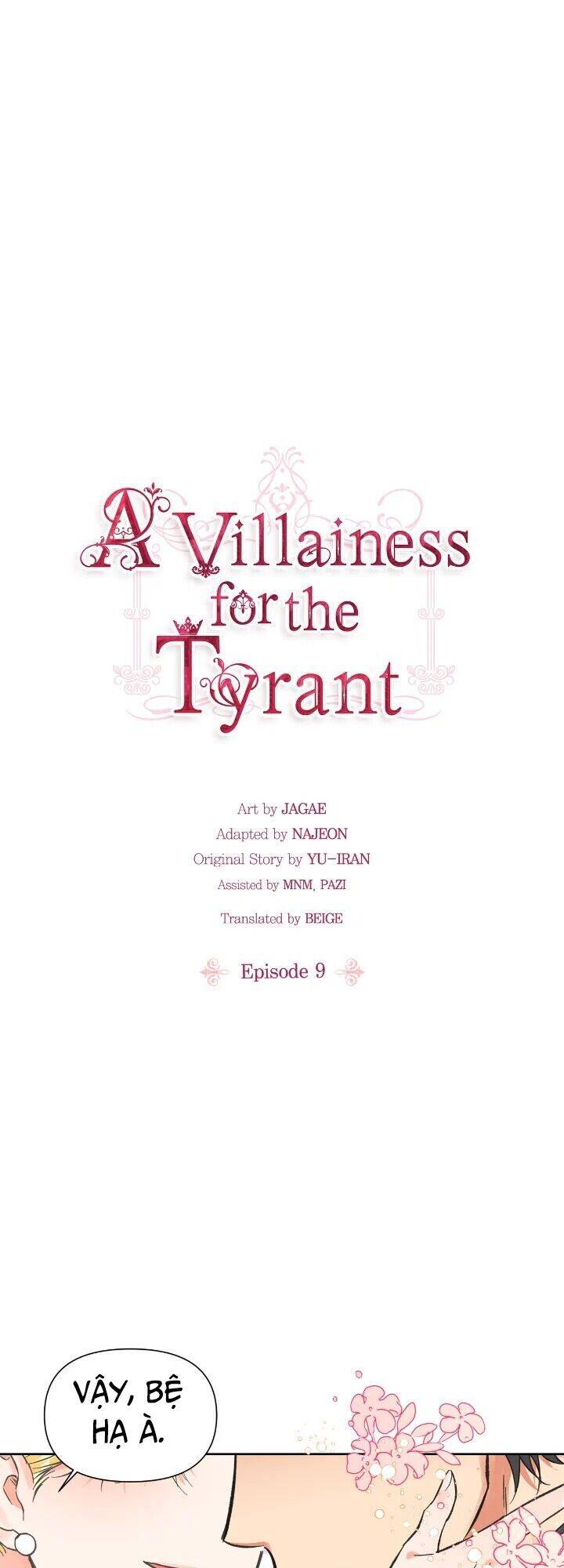 Ác Nữ Xứng Đôi Với Bạo Chúa Chapter 9 - Trang 2