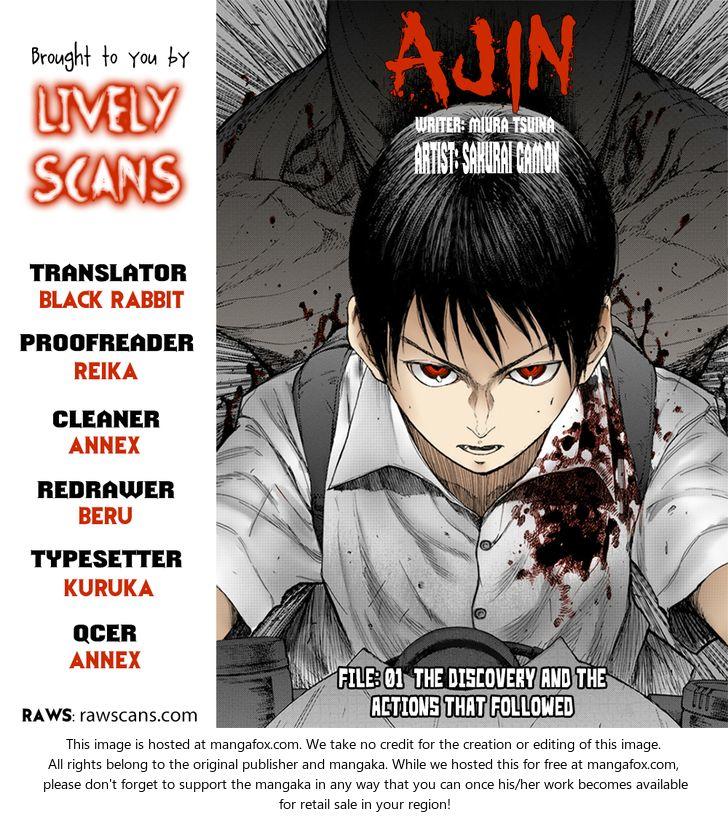 Ajin Chapter 1 - Trang 2