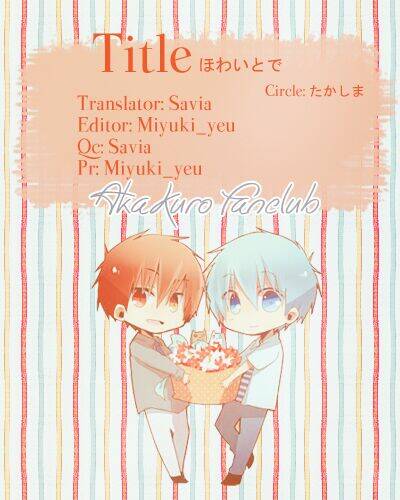 Akakuro S-Doujinshi Chapter 11 - Trang 2