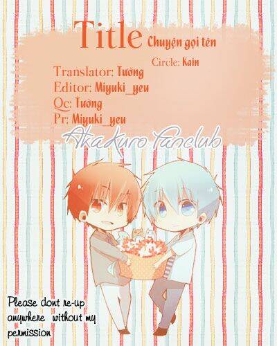 Akakuro S-Doujinshi Chapter 17 - Trang 2