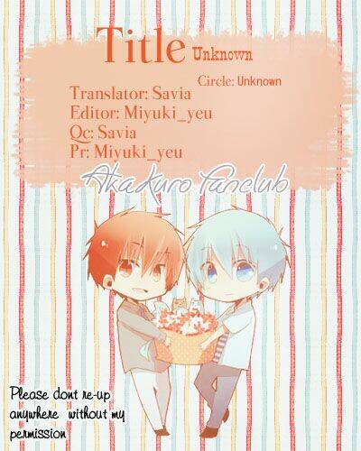 Akakuro S-Doujinshi Chapter 20 - Trang 2