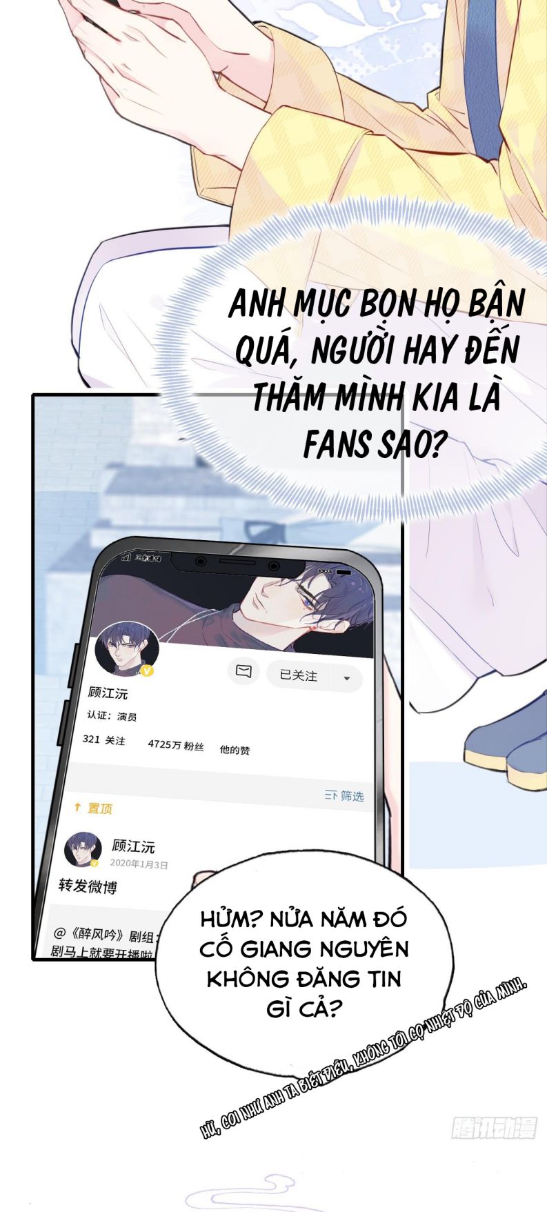 Anh Ấy Chưa Từng Rơi Xuống Chapter 2 - Trang 2