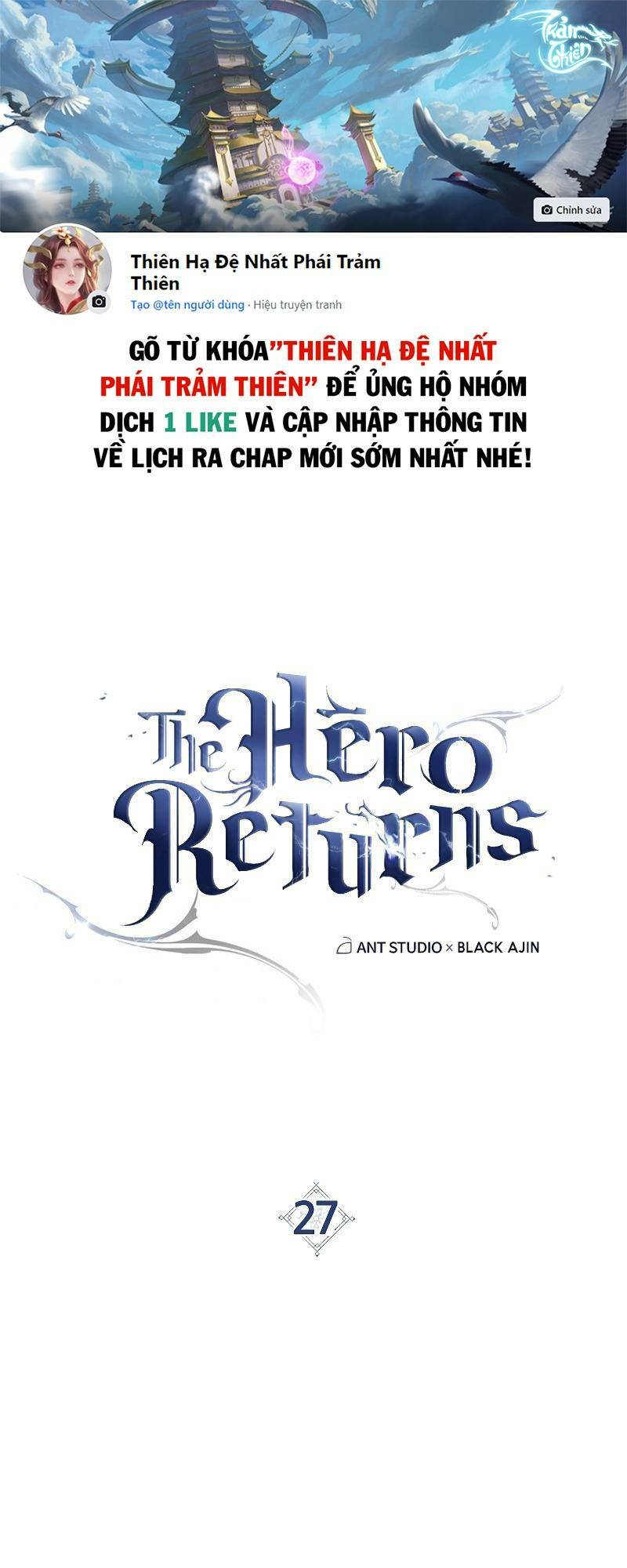 Anh Hùng Trở Lại Chapter 27 - Trang 2
