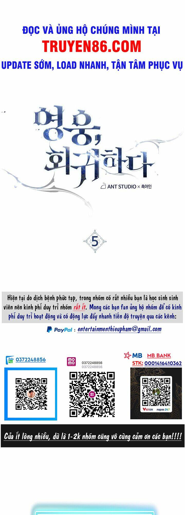 Anh Hùng Trở Lại Chapter 5 - Trang 2