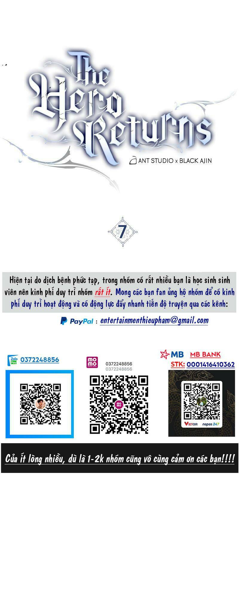 Anh Hùng Trở Lại Chapter 7 - Trang 2