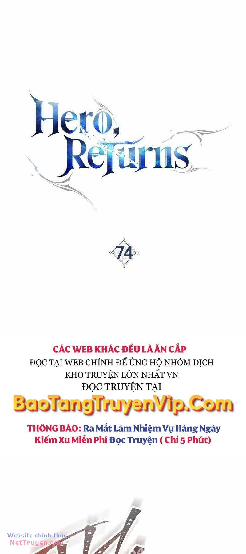 Anh Hùng Trở Lại Chapter 74 - Trang 2