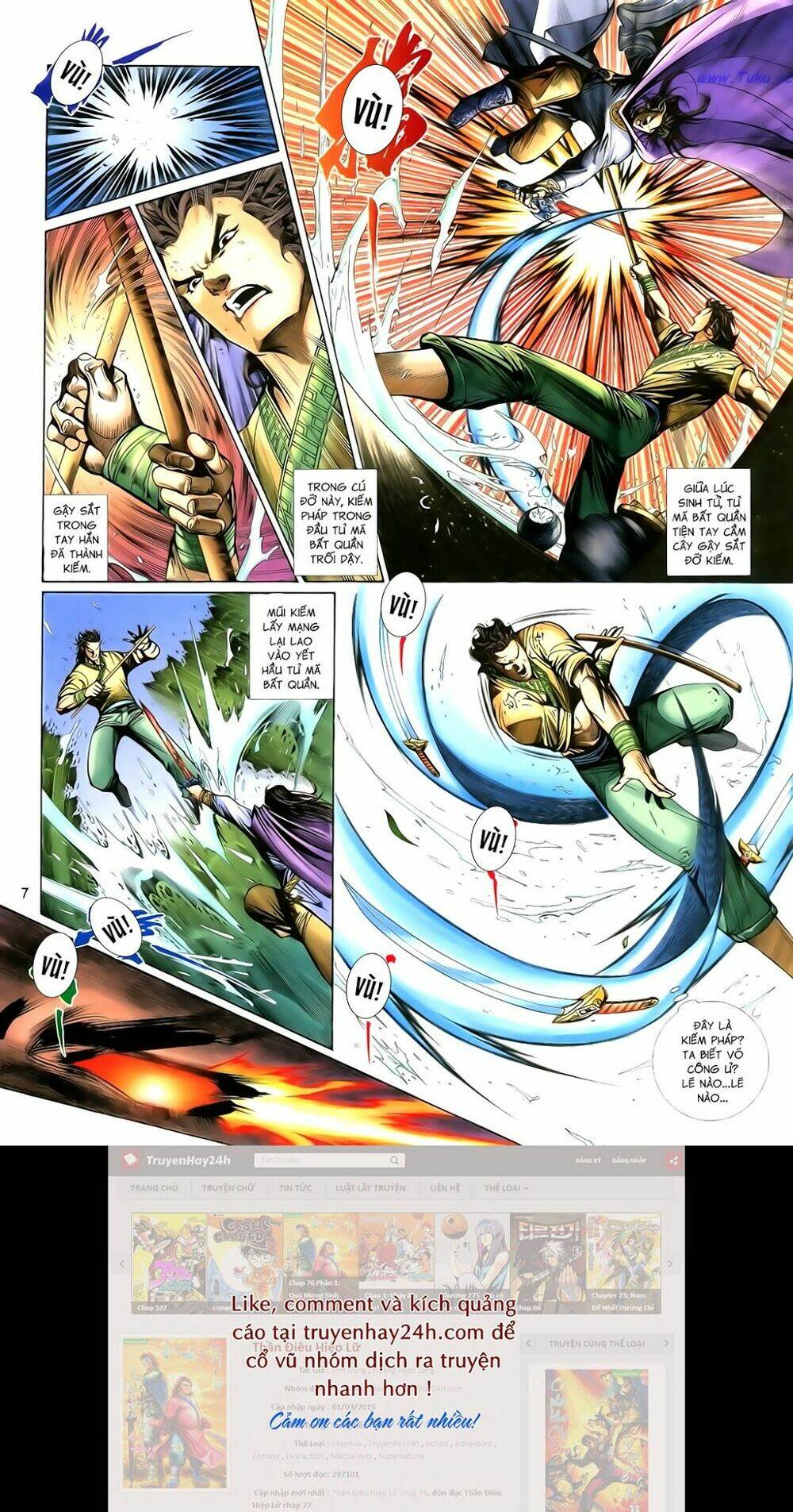 Anh Hùng Vô Lệ Chapter 111 - Trang 2