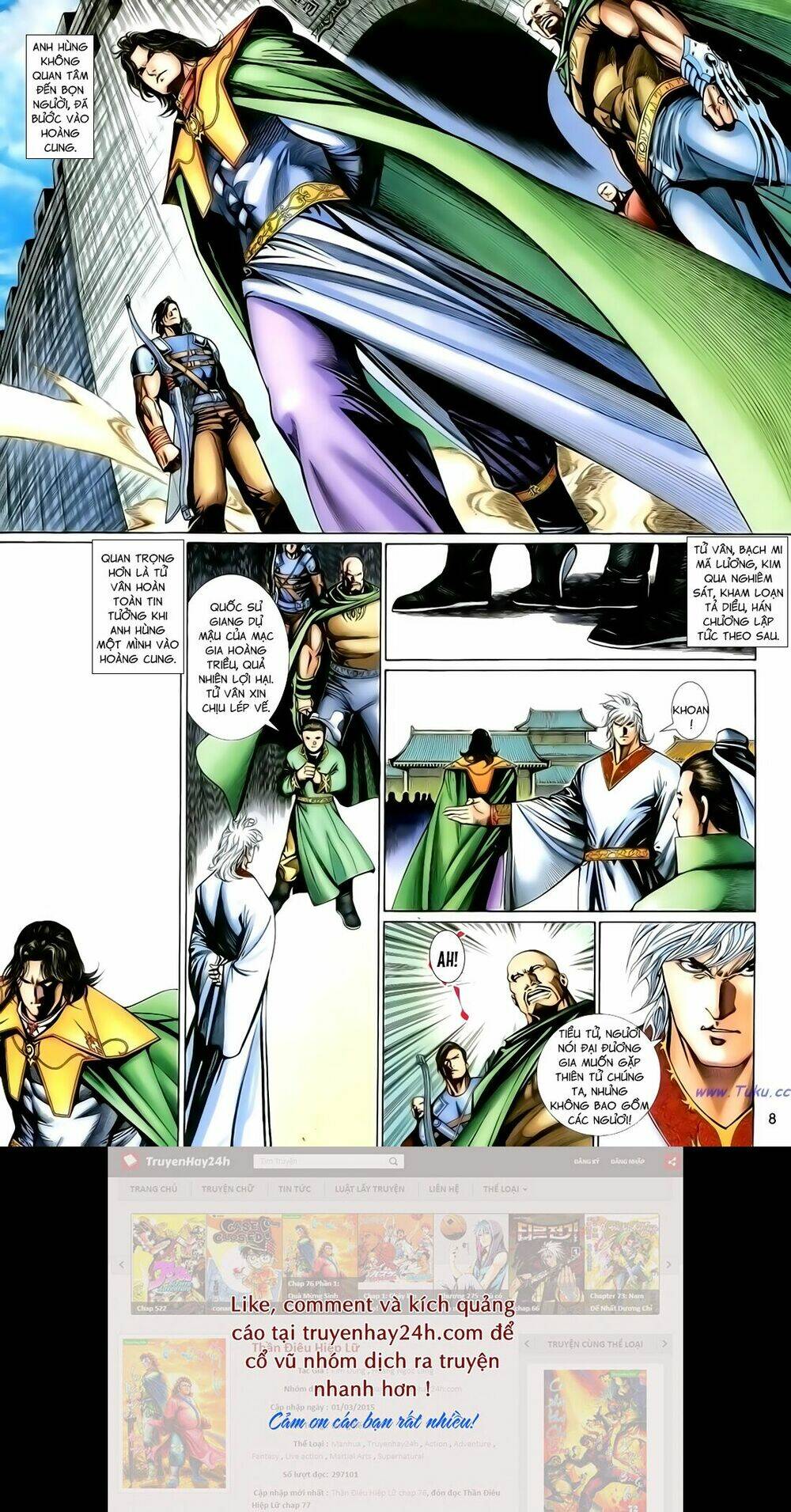 Anh Hùng Vô Lệ Chapter 126 - Trang 2