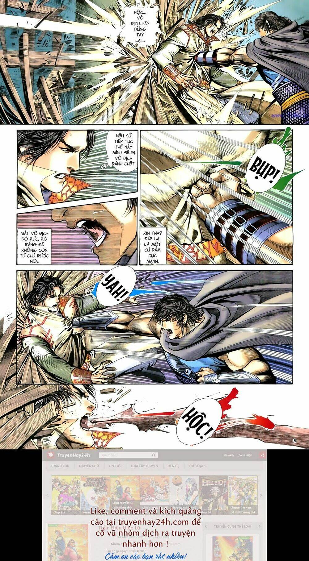 Anh Hùng Vô Lệ Chapter 77 - Trang 2