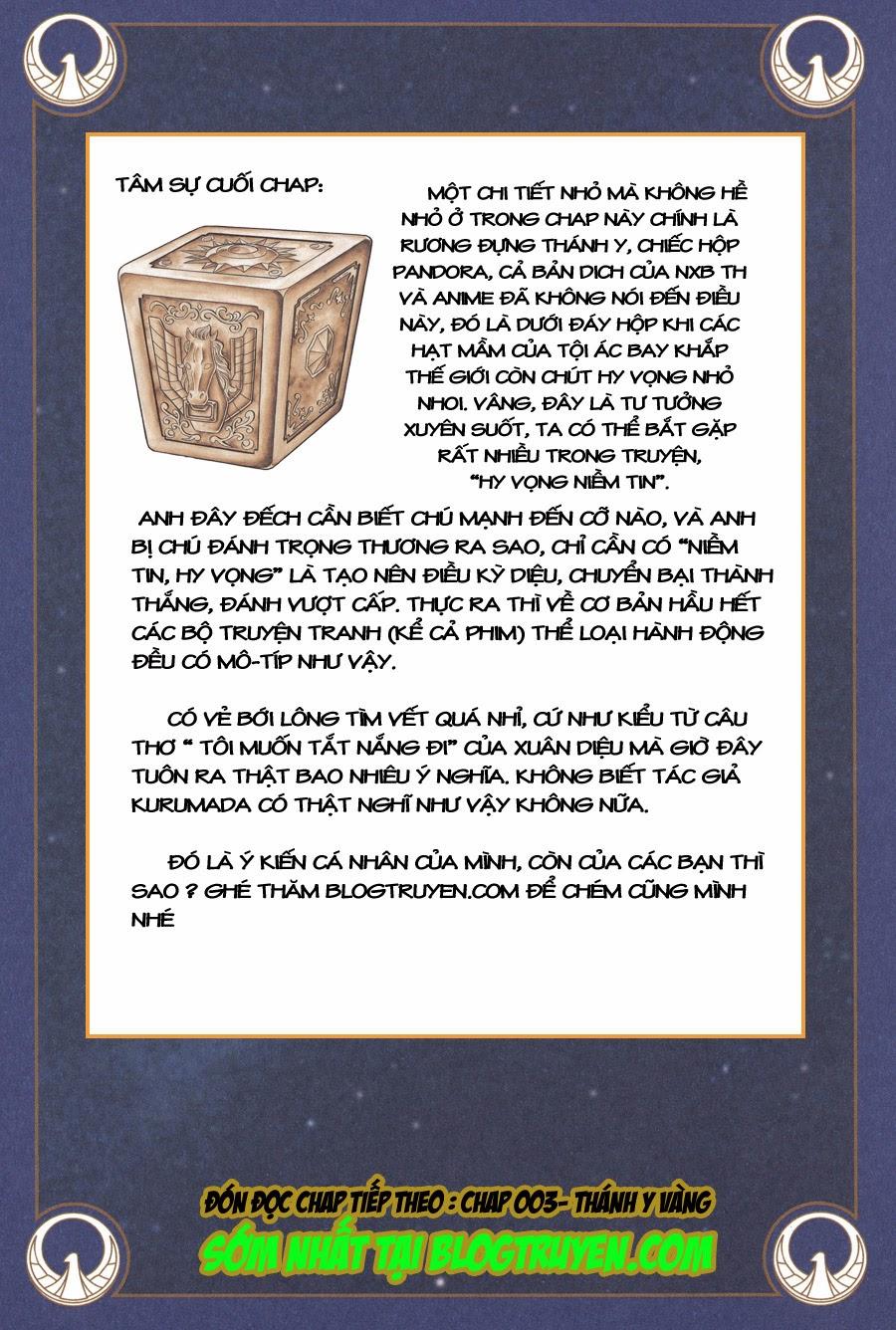 Áo Giáp Vàng Chapter 2 - Trang 2