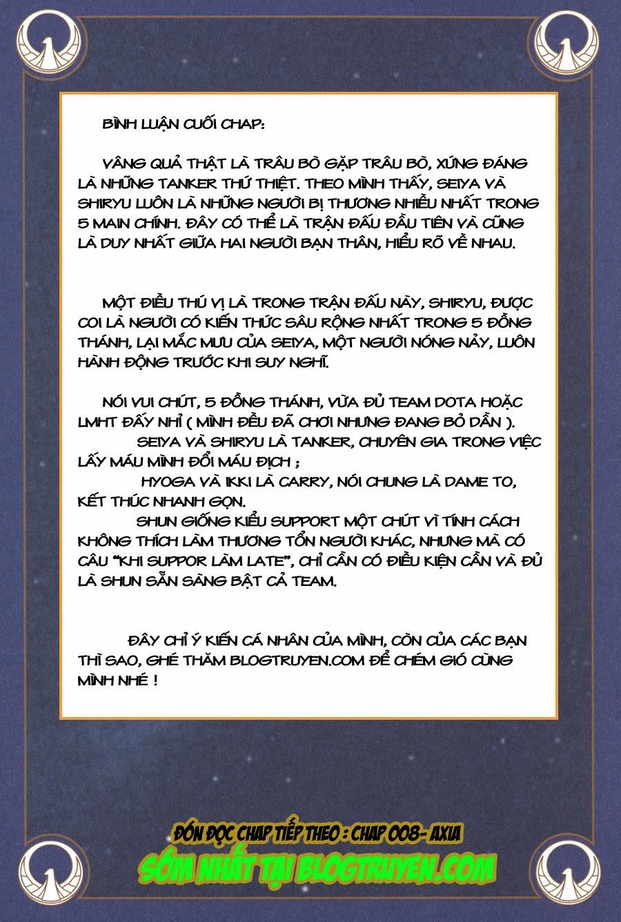 Áo Giáp Vàng Chapter 7 - Trang 2