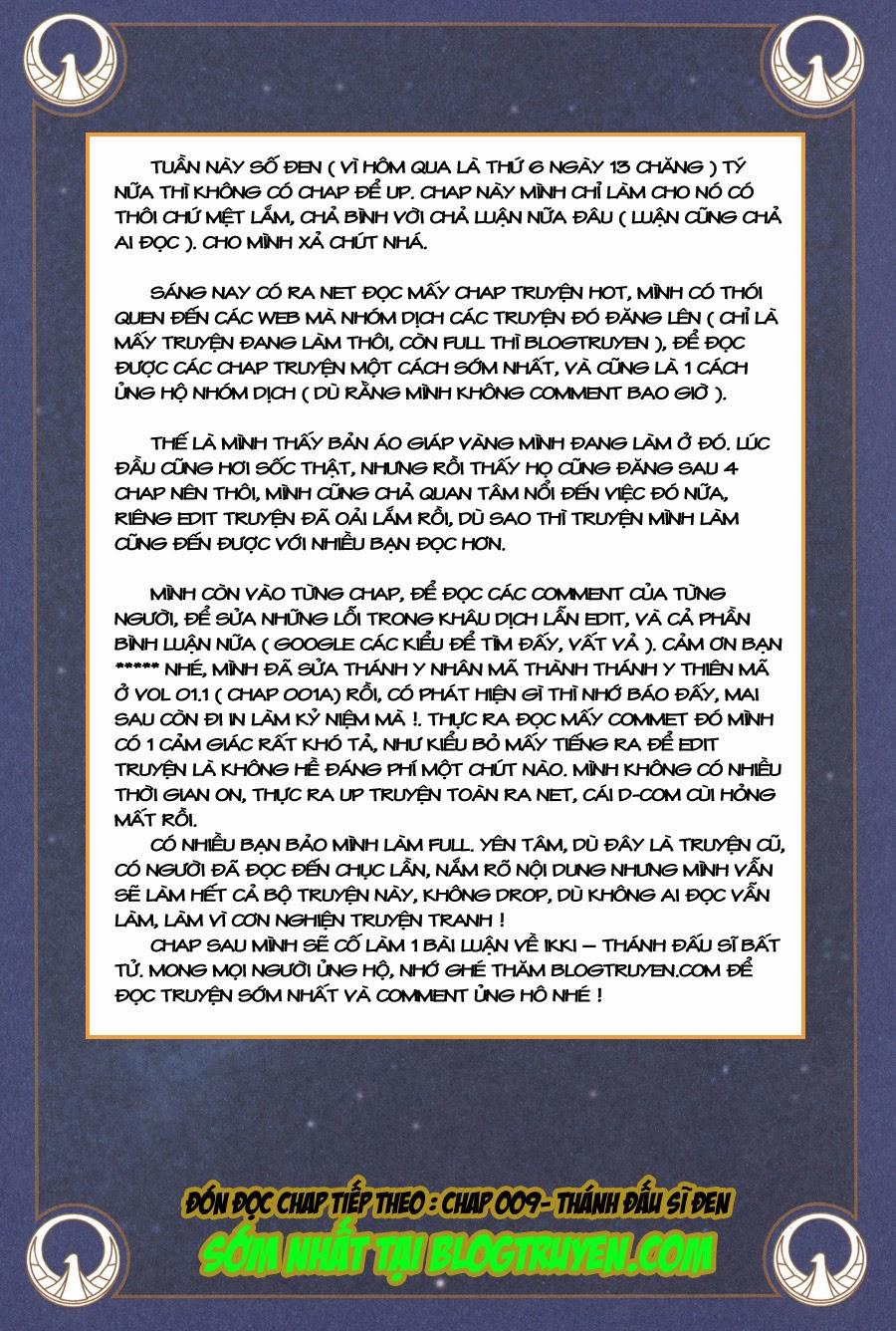Áo Giáp Vàng Chapter 9 - Trang 2