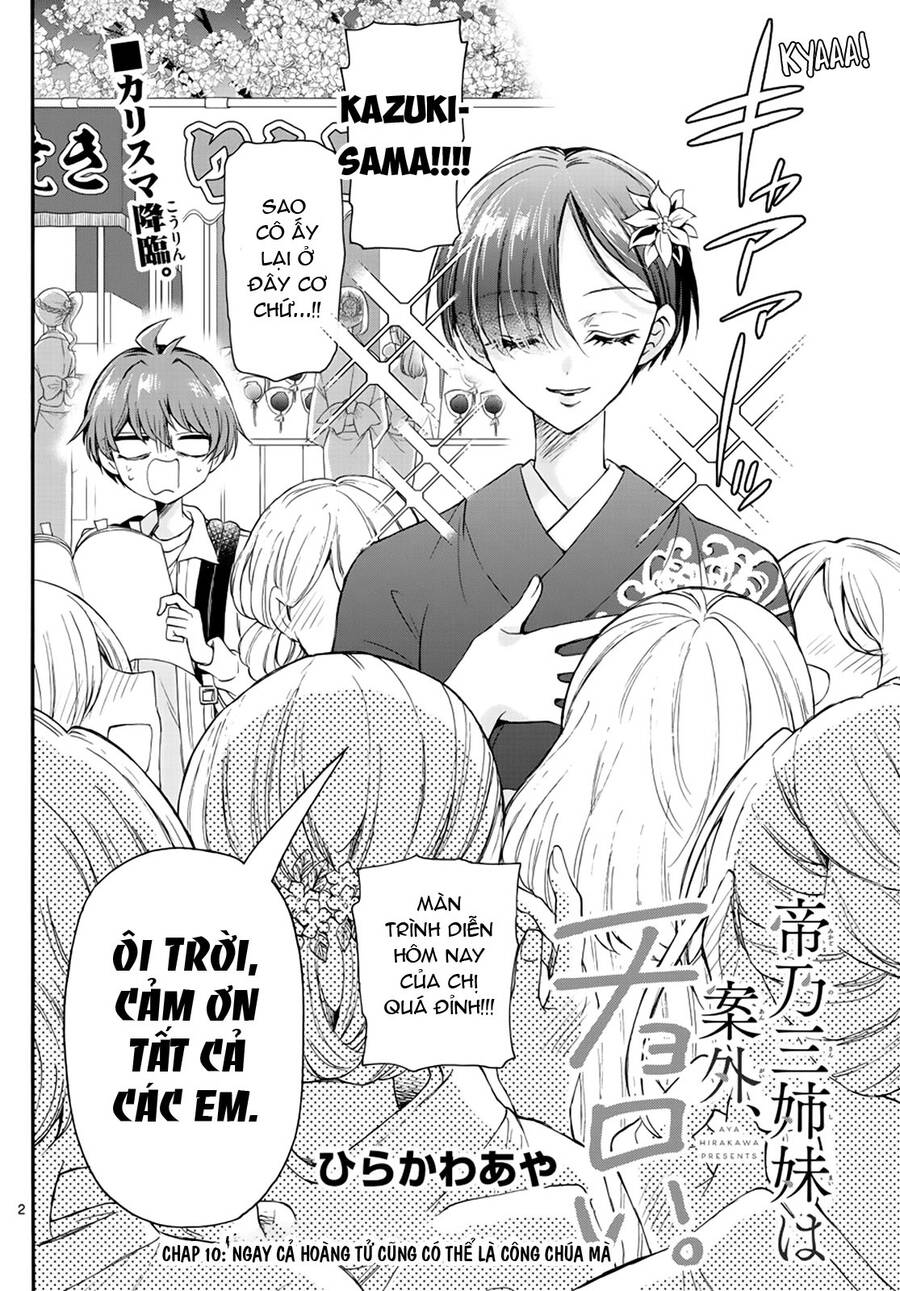 Ba Chị Em Nhà Mikadono Dễ Đối Phó Thật Đấy Chapter 10 - Trang 2