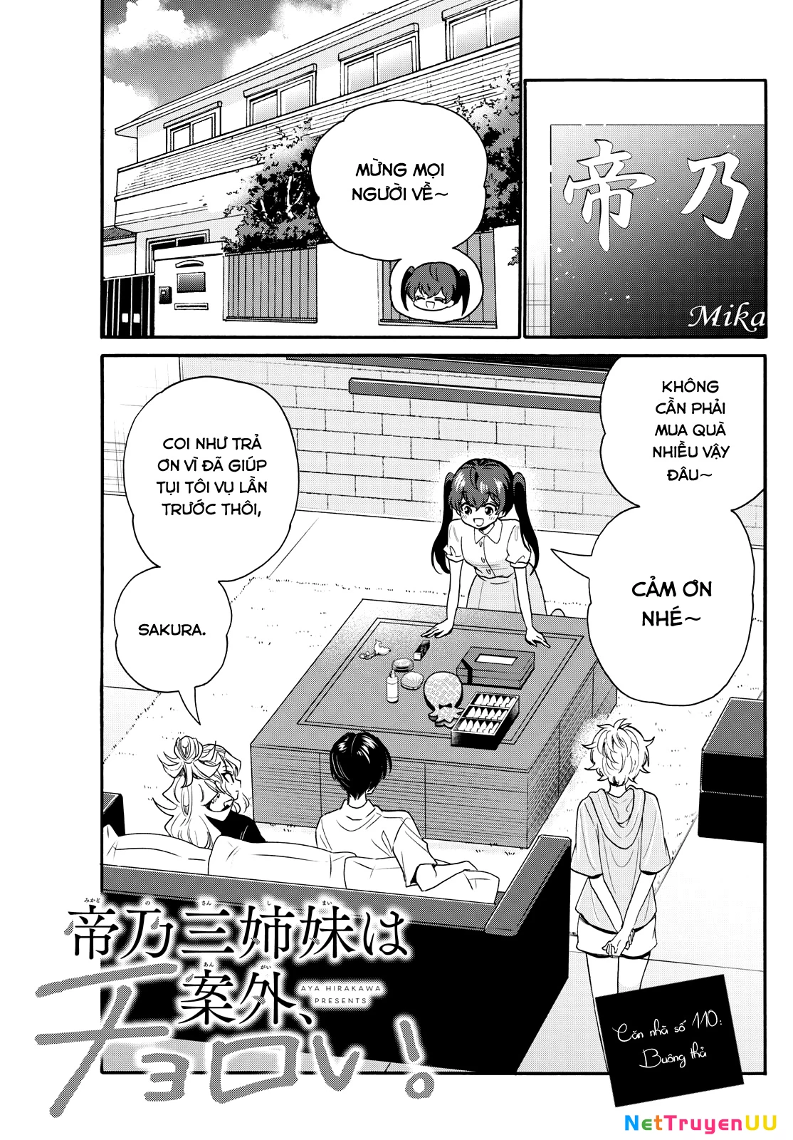 Ba Chị Em Nhà Mikadono Dễ Đối Phó Thật Đấy Chapter 110 - Trang 2