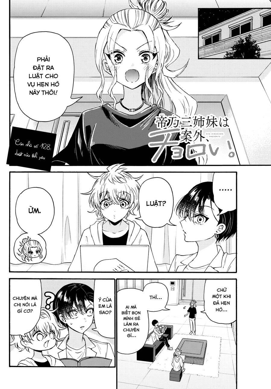 Ba Chị Em Nhà Mikadono Dễ Đối Phó Thật Đấy Chapter 128 - Trang 2