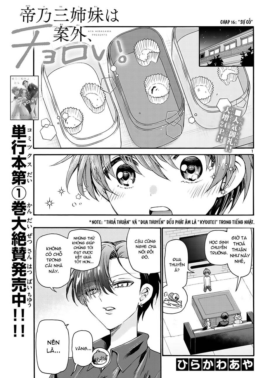 Ba Chị Em Nhà Mikadono Dễ Đối Phó Thật Đấy Chapter 16 - Trang 2