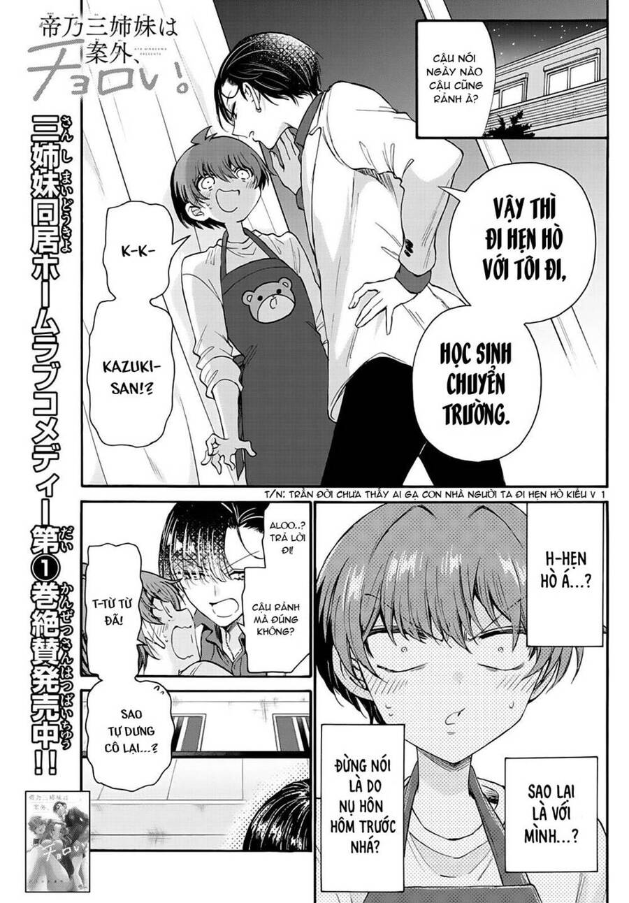 Ba Chị Em Nhà Mikadono Dễ Đối Phó Thật Đấy Chapter 18 - Trang 2