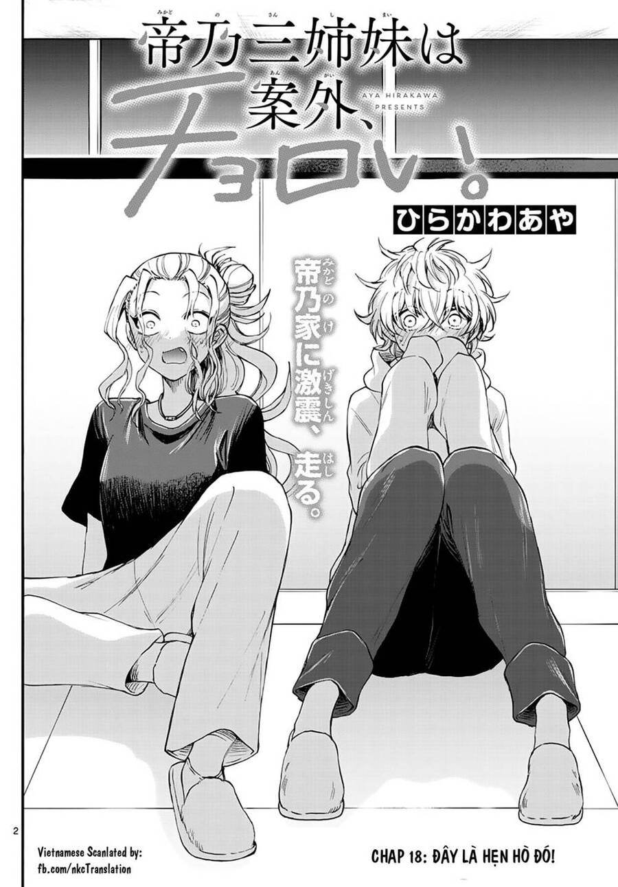 Ba Chị Em Nhà Mikadono Dễ Đối Phó Thật Đấy Chapter 18 - Trang 2
