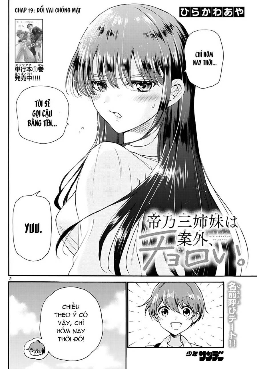 Ba Chị Em Nhà Mikadono Dễ Đối Phó Thật Đấy Chapter 19 - Trang 2