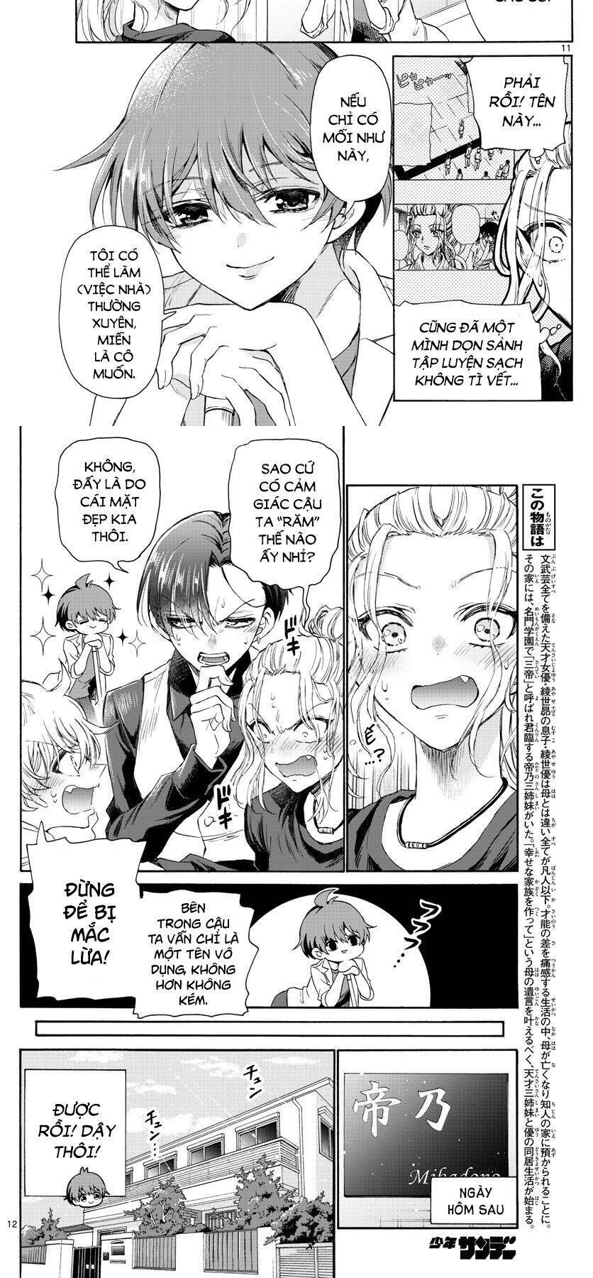 Ba Chị Em Nhà Mikadono Dễ Đối Phó Thật Đấy Chapter 2 - Trang 2