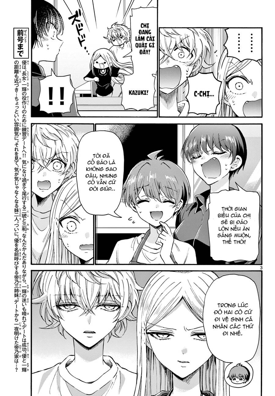 Ba Chị Em Nhà Mikadono Dễ Đối Phó Thật Đấy Chapter 23 - Trang 2