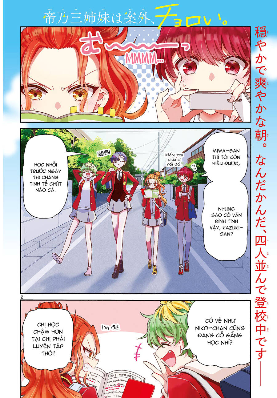 Ba Chị Em Nhà Mikadono Dễ Đối Phó Thật Đấy Chapter 24 - Trang 2