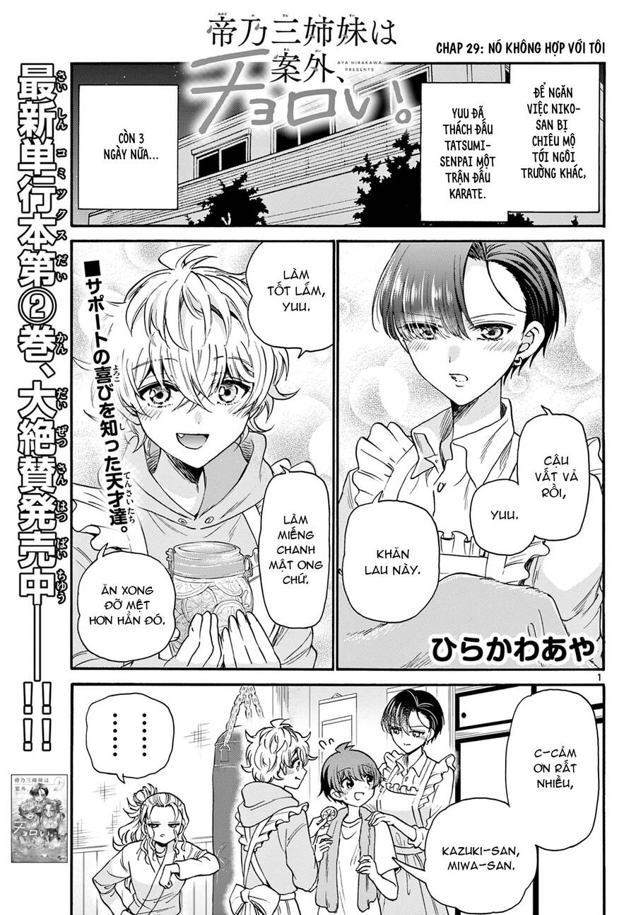 Ba Chị Em Nhà Mikadono Dễ Đối Phó Thật Đấy Chapter 29 - Trang 2