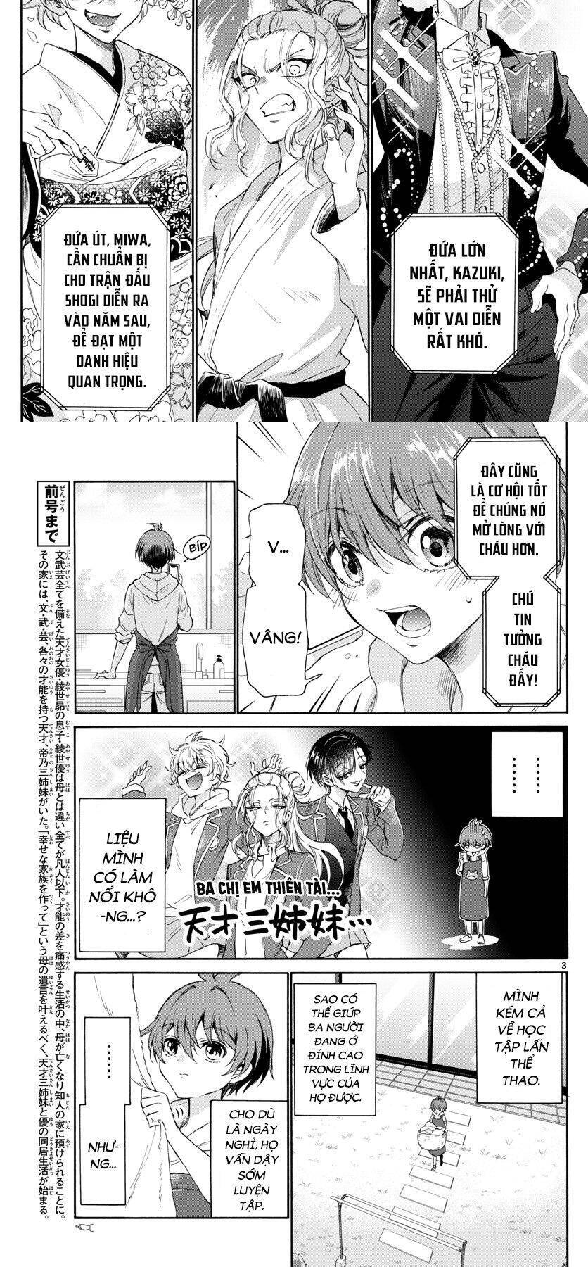 Ba Chị Em Nhà Mikadono Dễ Đối Phó Thật Đấy Chapter 3 - Trang 2