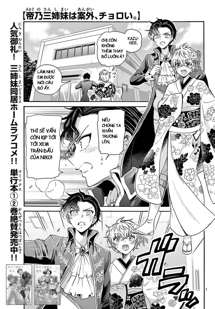 Ba Chị Em Nhà Mikadono Dễ Đối Phó Thật Đấy Chapter 32 - Trang 2