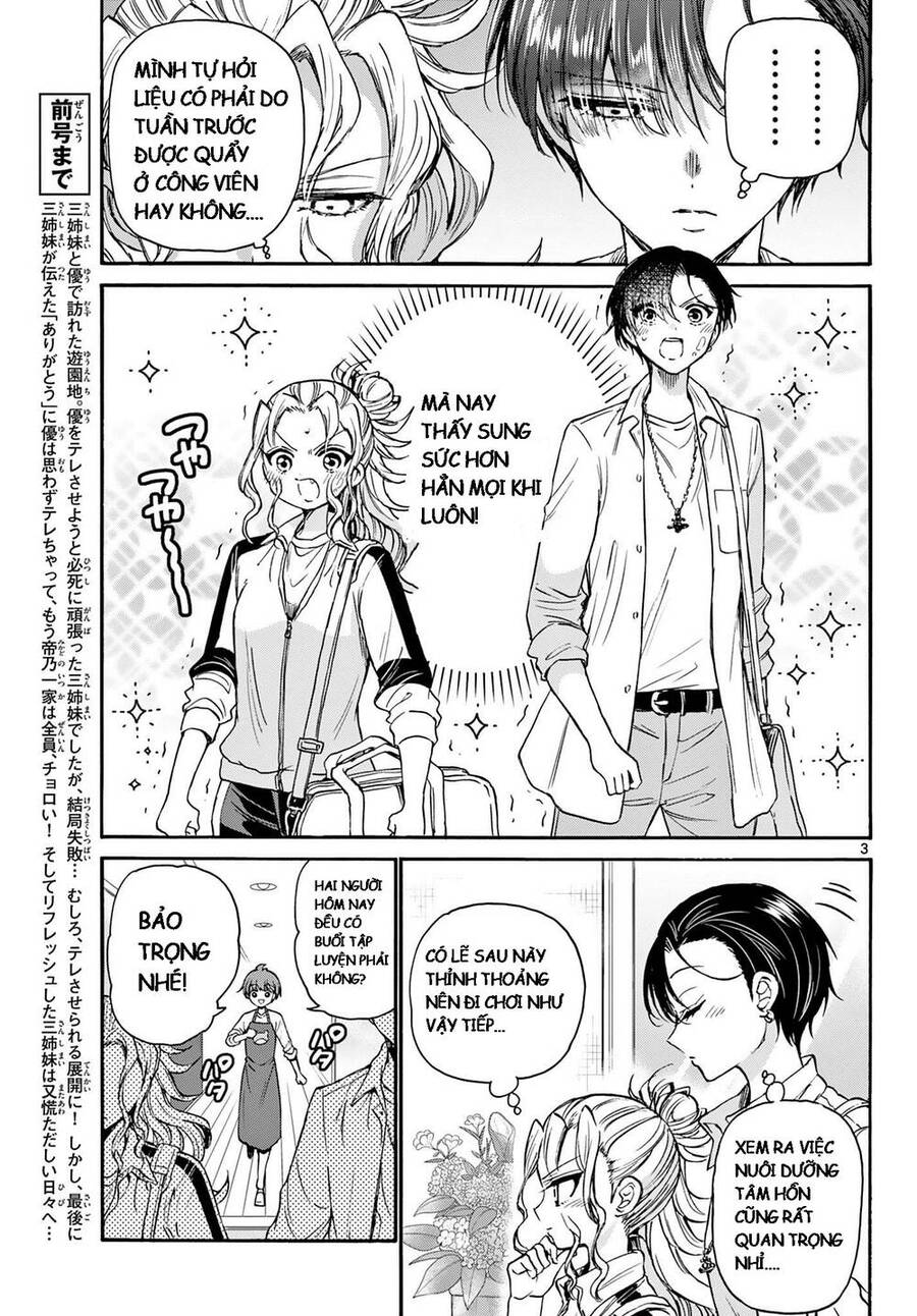 Ba Chị Em Nhà Mikadono Dễ Đối Phó Thật Đấy Chapter 36 - Trang 2