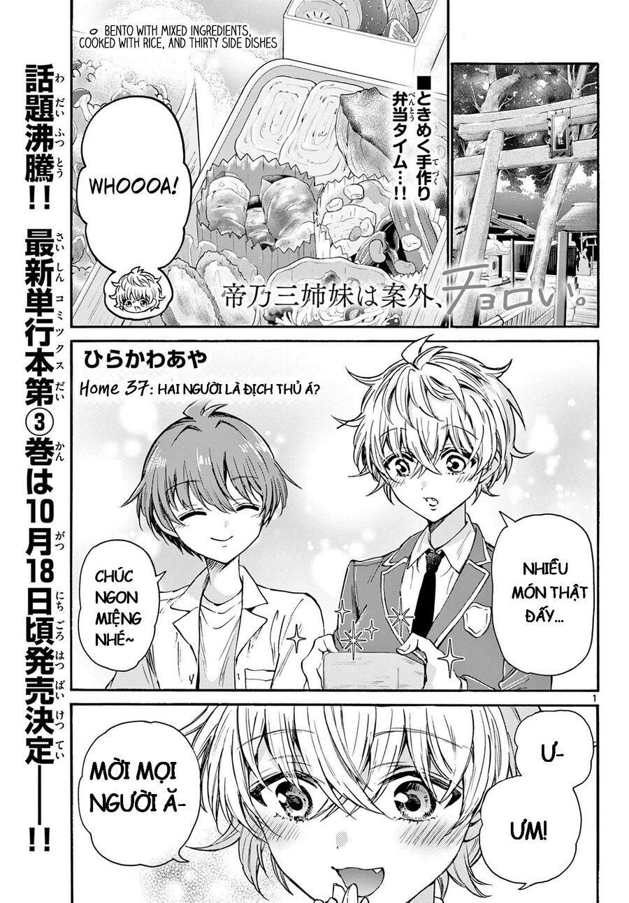 Ba Chị Em Nhà Mikadono Dễ Đối Phó Thật Đấy Chapter 37 - Trang 2