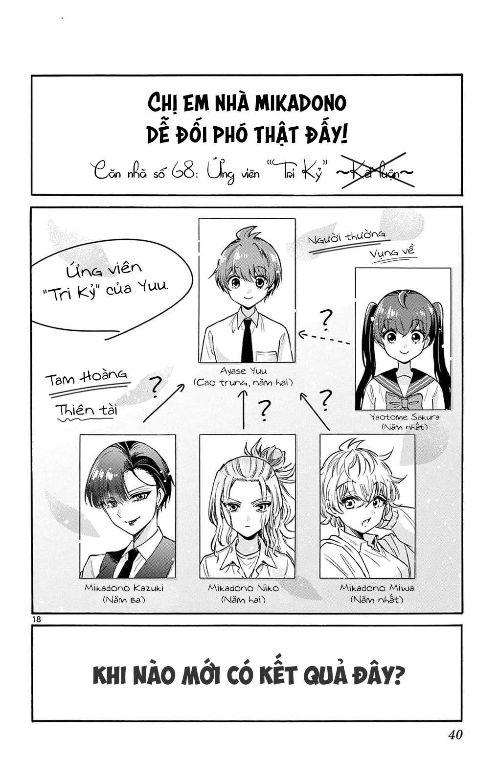 Ba Chị Em Nhà Mikadono Dễ Đối Phó Thật Đấy Chapter 68 - Trang 2