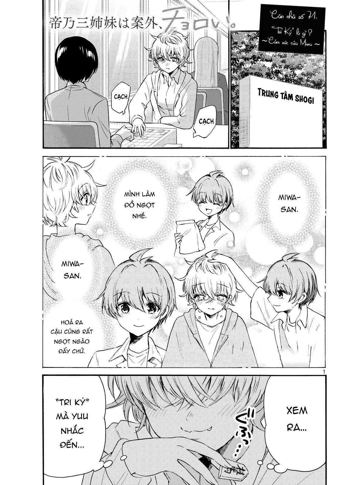 Ba Chị Em Nhà Mikadono Dễ Đối Phó Thật Đấy Chapter 71 - Trang 2