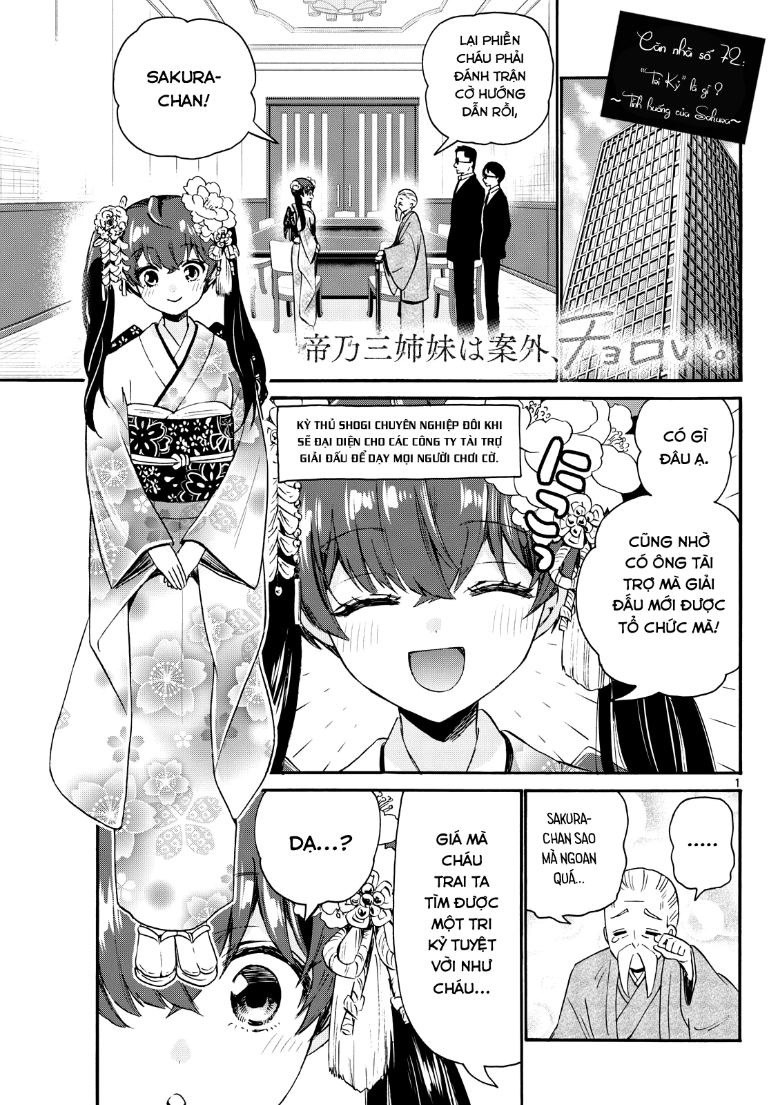 Ba Chị Em Nhà Mikadono Dễ Đối Phó Thật Đấy Chapter 72 - Trang 2