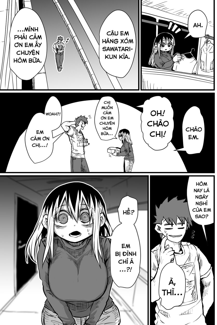 Bà Chị Goá Vợ Mít Ướt Nhà Bên Chapter 1 - Trang 2