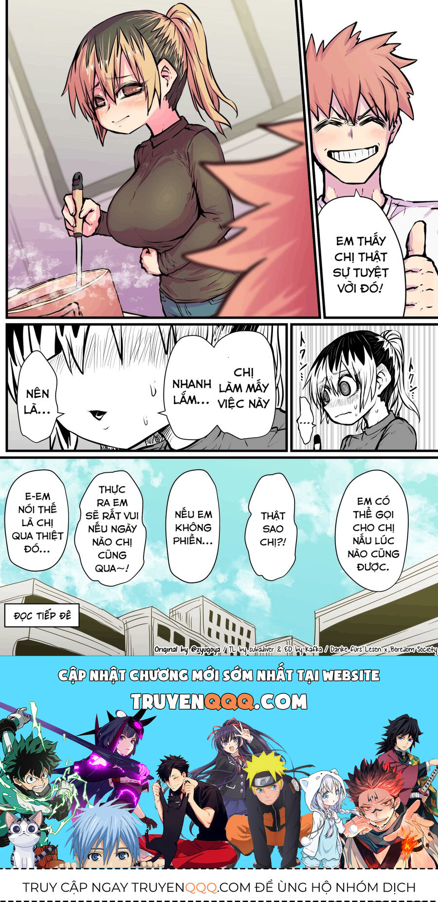 Bà Chị Goá Vợ Mít Ướt Nhà Bên Chapter 1 - Trang 2