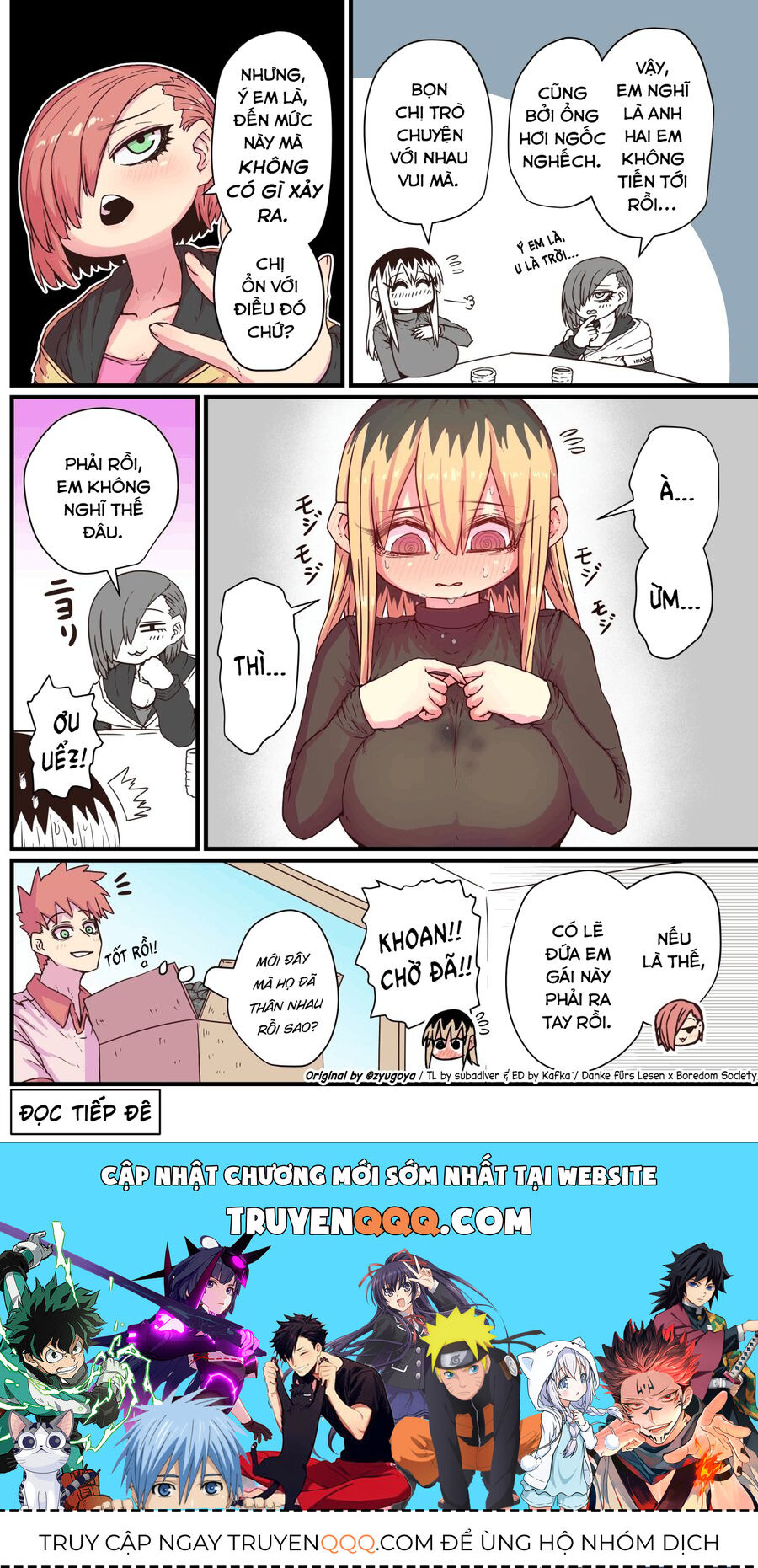 Bà Chị Goá Vợ Mít Ướt Nhà Bên Chapter 11 - Trang 2