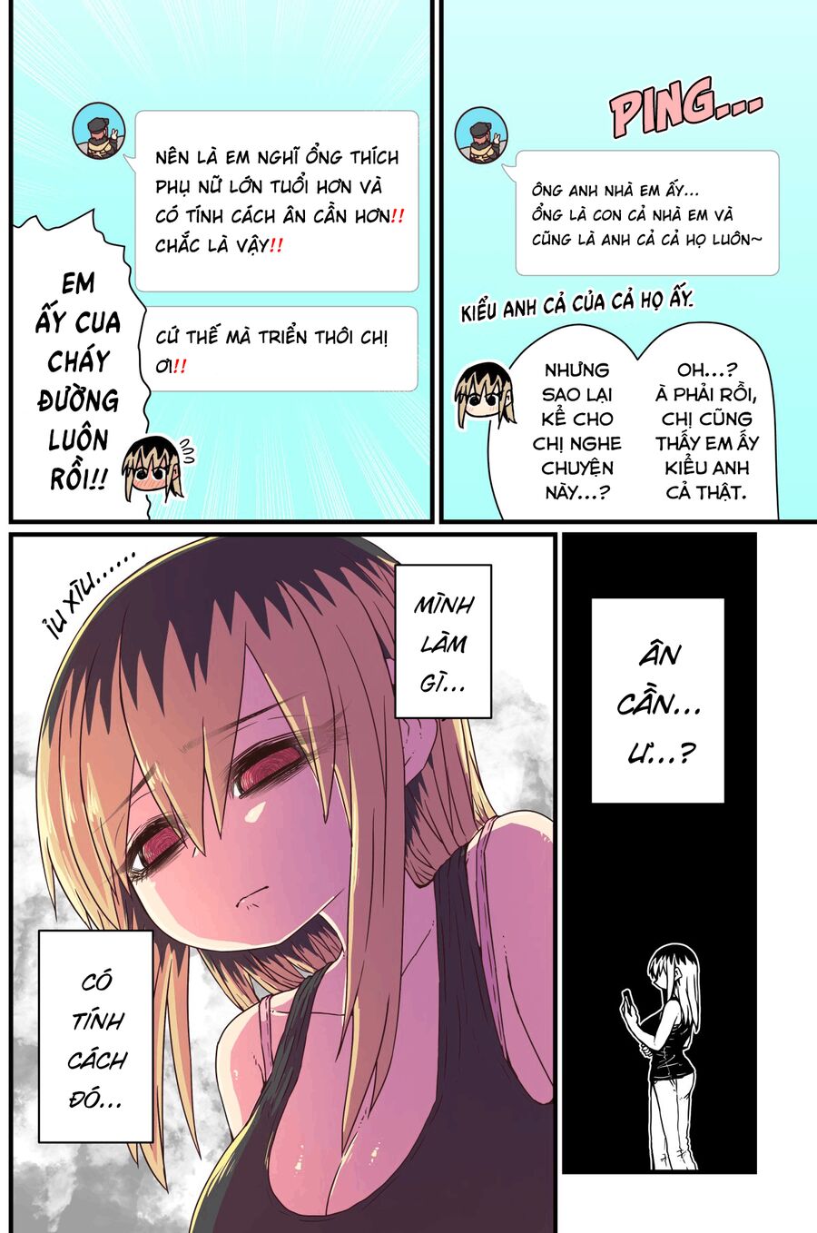 Bà Chị Goá Vợ Mít Ướt Nhà Bên Chapter 12 - Trang 2