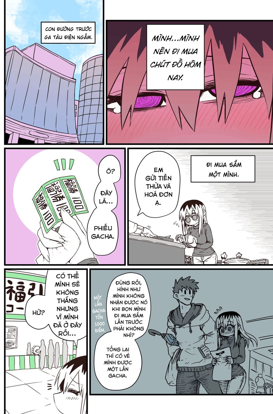 Bà Chị Goá Vợ Mít Ướt Nhà Bên Chapter 14 - Trang 2