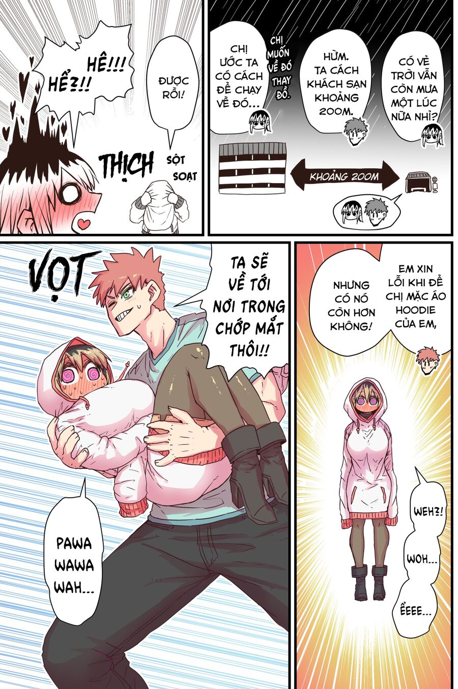 Bà Chị Goá Vợ Mít Ướt Nhà Bên Chapter 17 - Trang 2