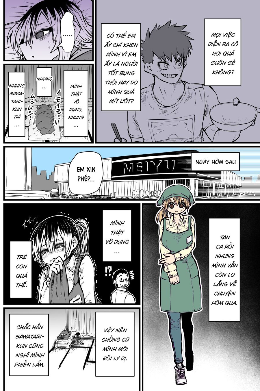 Bà Chị Goá Vợ Mít Ướt Nhà Bên Chapter 2 - Trang 2