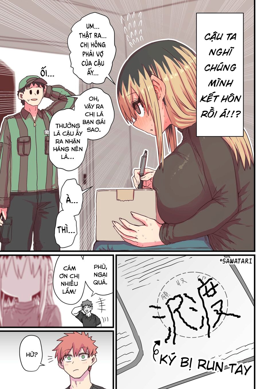 Bà Chị Goá Vợ Mít Ướt Nhà Bên Chapter 6 - Trang 2