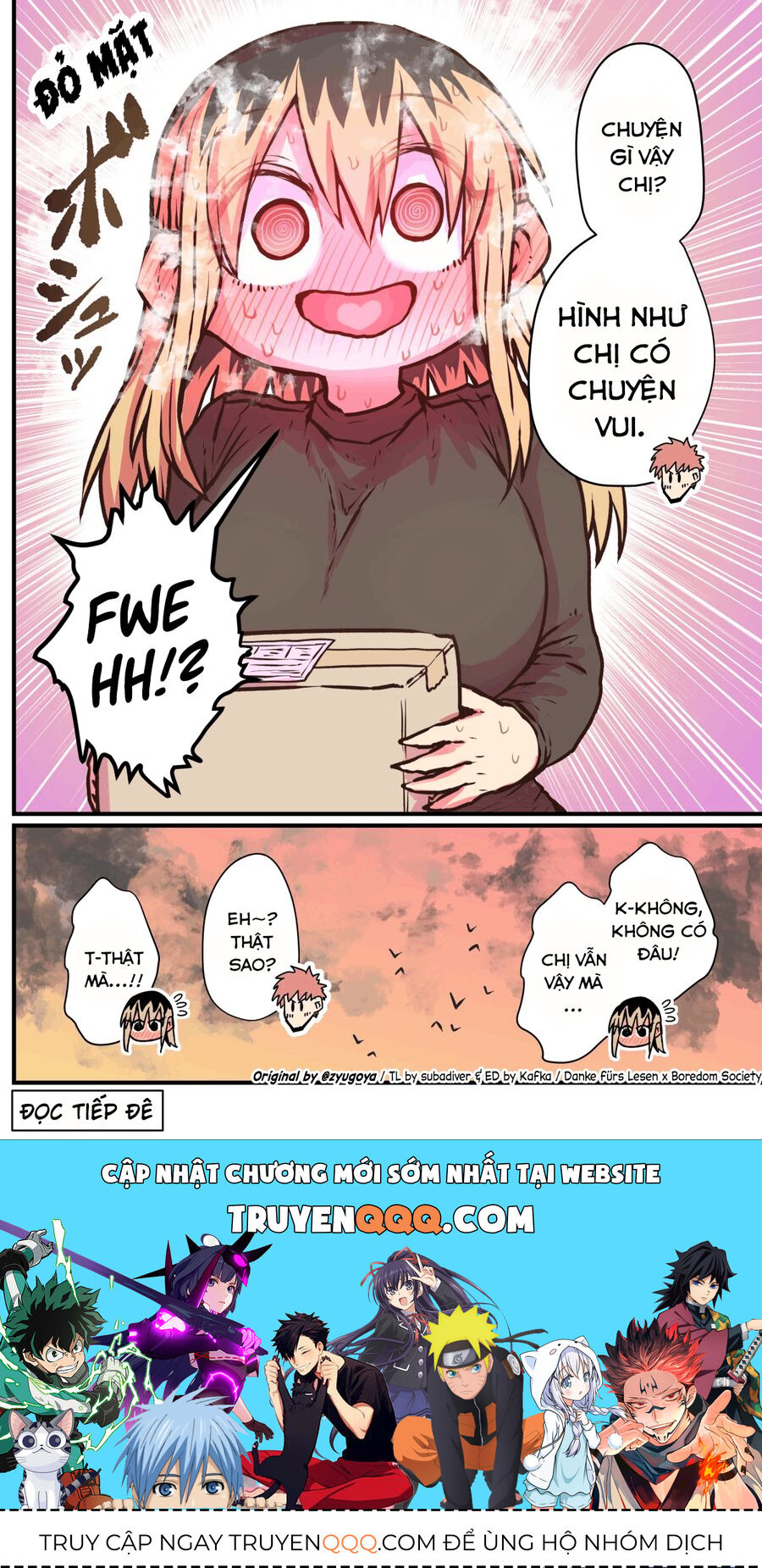 Bà Chị Goá Vợ Mít Ướt Nhà Bên Chapter 6 - Trang 2