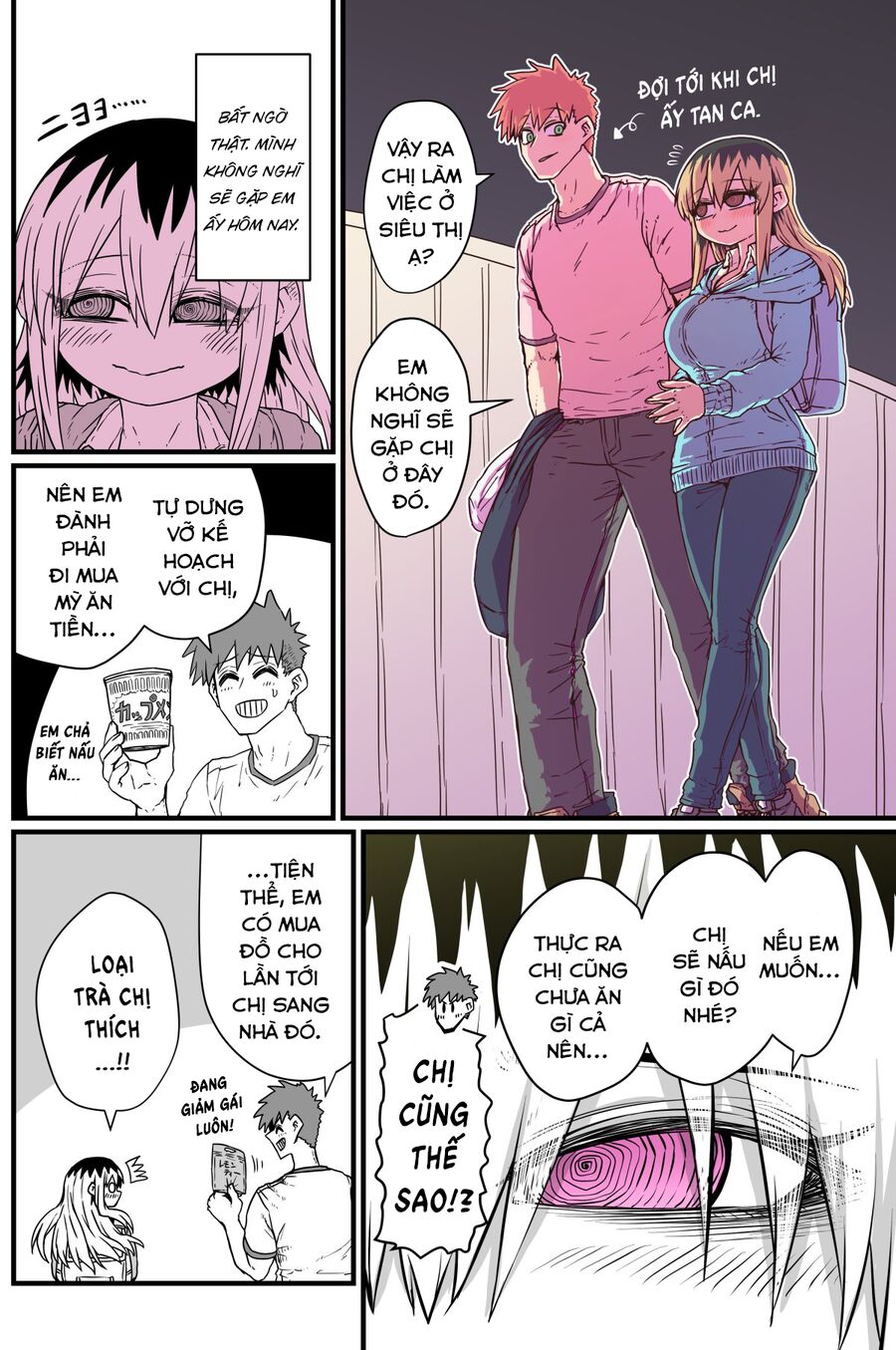 Bà Chị Goá Vợ Mít Ướt Nhà Bên Chapter 8 - Trang 2