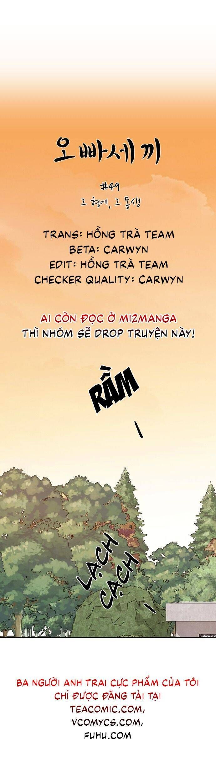 Ba Người Anh Trai Của Tôi Là Bạo Quân Chapter 49 - Trang 2