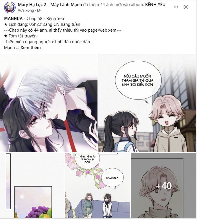 Bá Vương Sủng Ái Cô Vợ Mù Chapter 58.1 - Trang 2