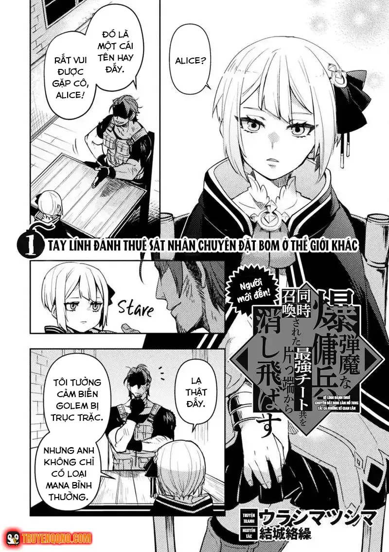 Bakudanma Na Youhei, Douji Shoukan Sareta Saikyou Cheat-Domo Wo Katappashi Kara Keshitobasu Chapter 1 - Trang 2