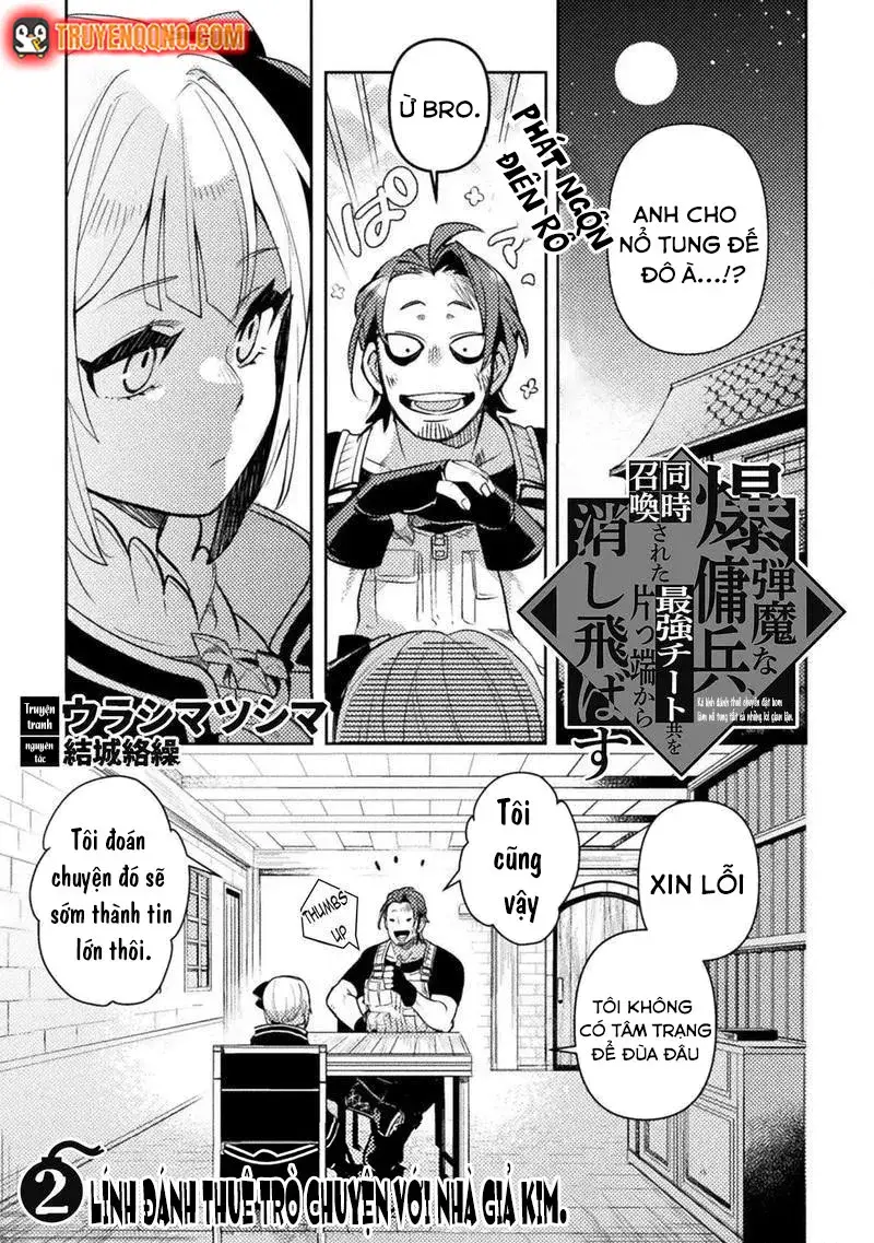 Bakudanma Na Youhei, Douji Shoukan Sareta Saikyou Cheat-Domo Wo Katappashi Kara Keshitobasu Chapter 2 - Trang 2